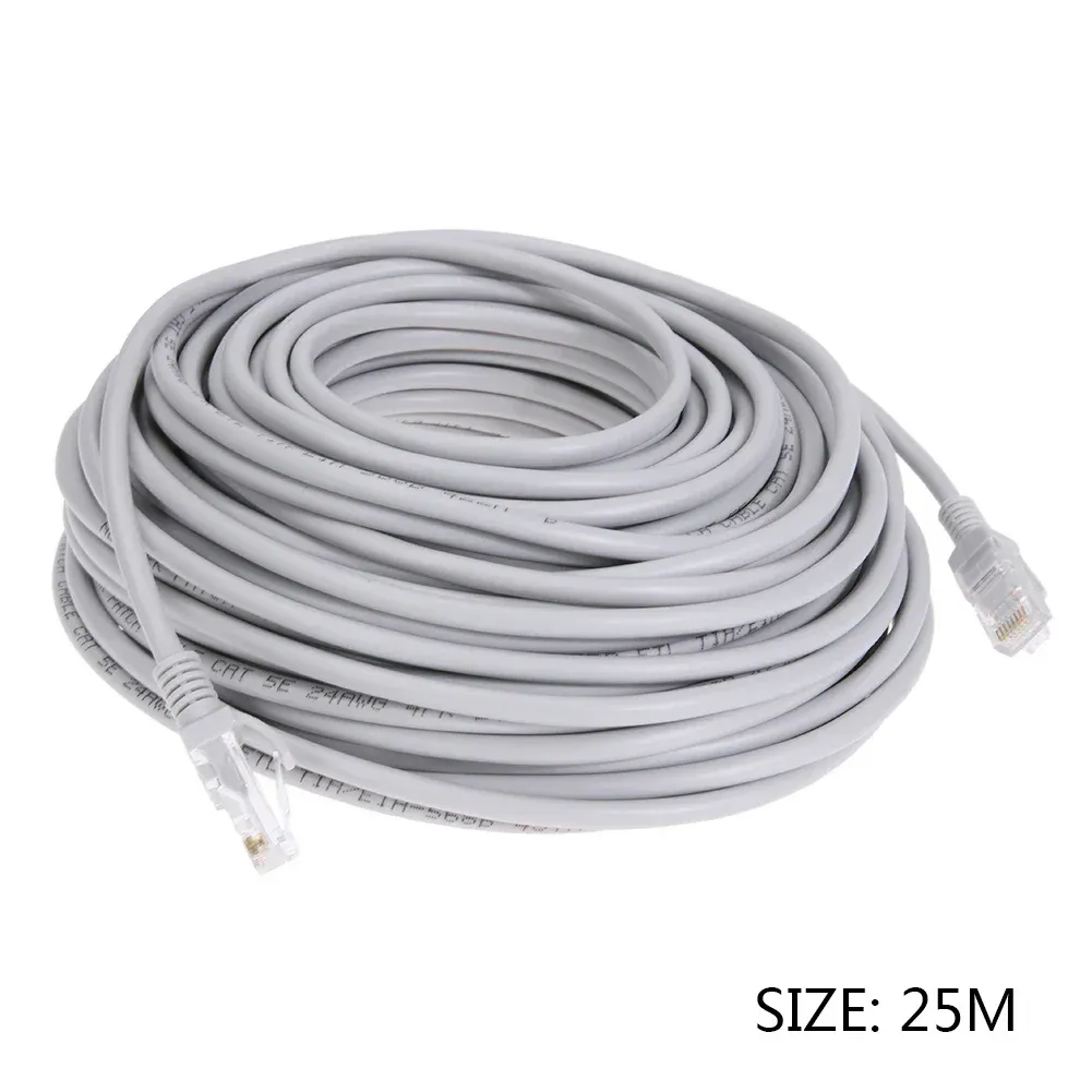 Câble Ethernet RJ45 haut débit, longueurs 1 m / 2 m / 3 m / 5 m / 10 m / 15 m / 30 m, pour routeur et ordinateur portable, vidéosurveillance 12