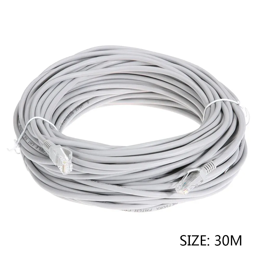Câble Ethernet RJ45 haut débit, longueurs 1 m / 2 m / 3 m / 5 m / 10 m / 15 m / 30 m, pour routeur et ordinateur portable, vidéosurveillance 11