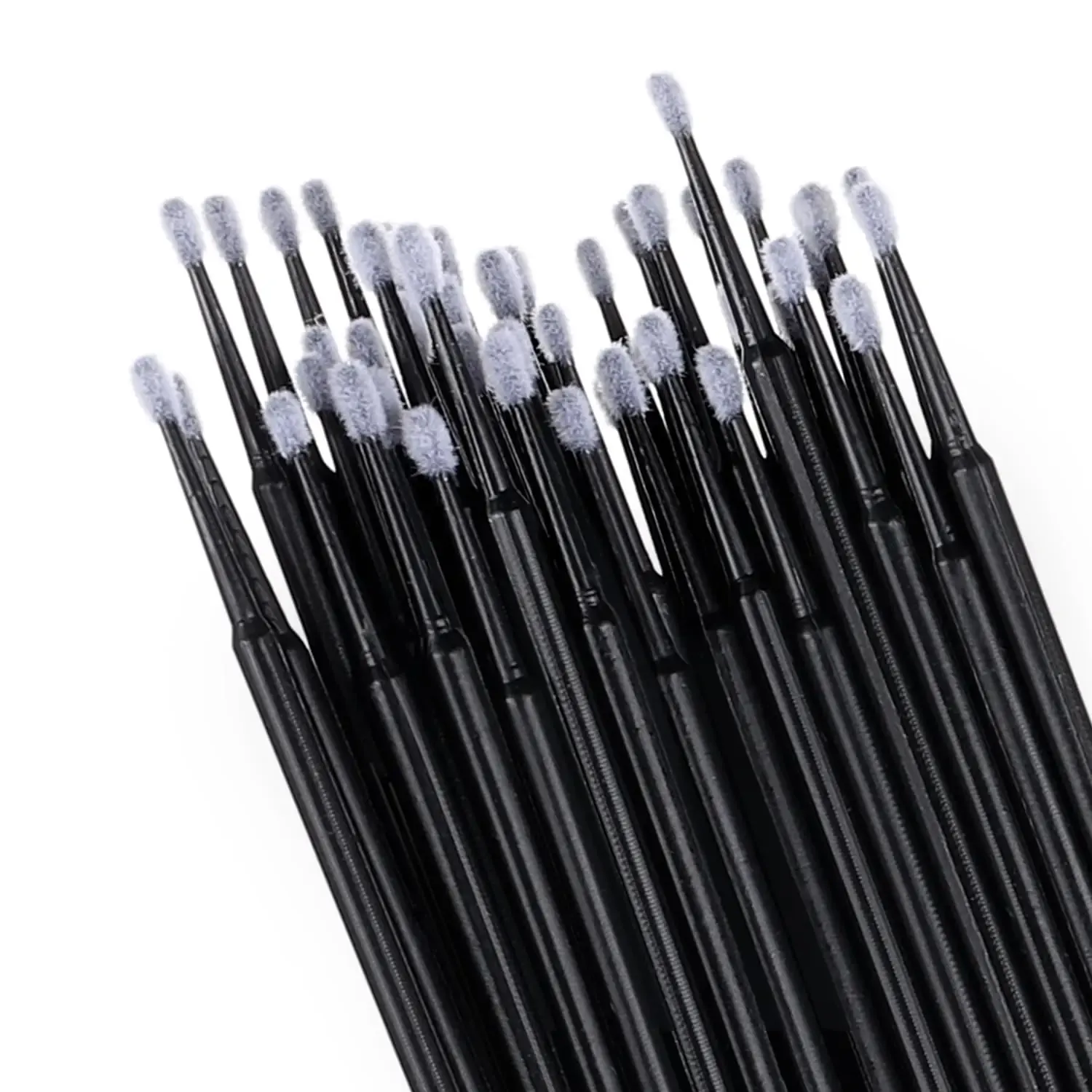 100 brosses de nettoyage pour cils en micro-coton pour extensions de cils - Image 1