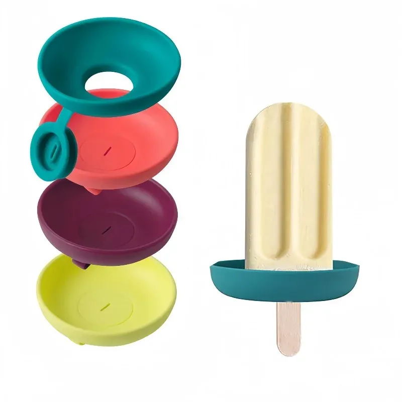Support anti-goutte pour cornet de glace