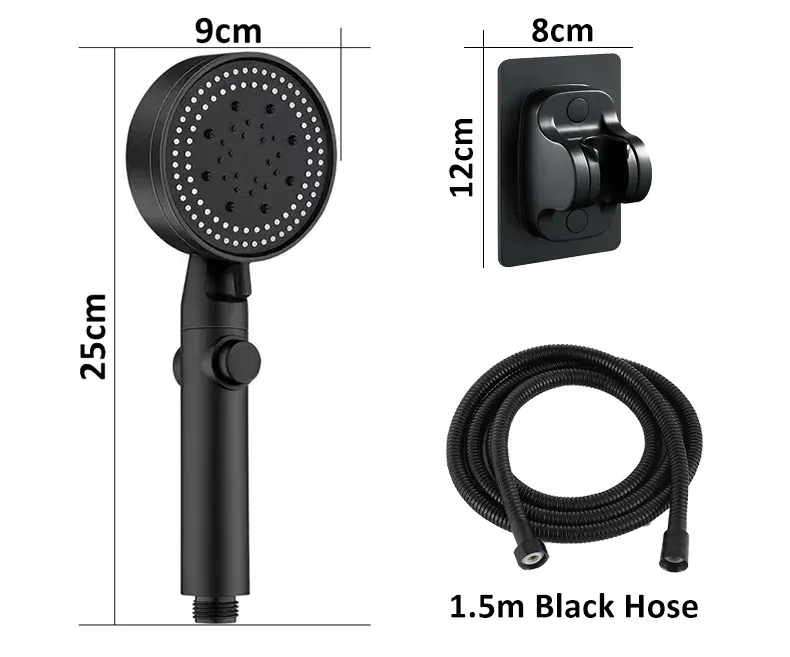Pomme de douche haute pression au design épuré