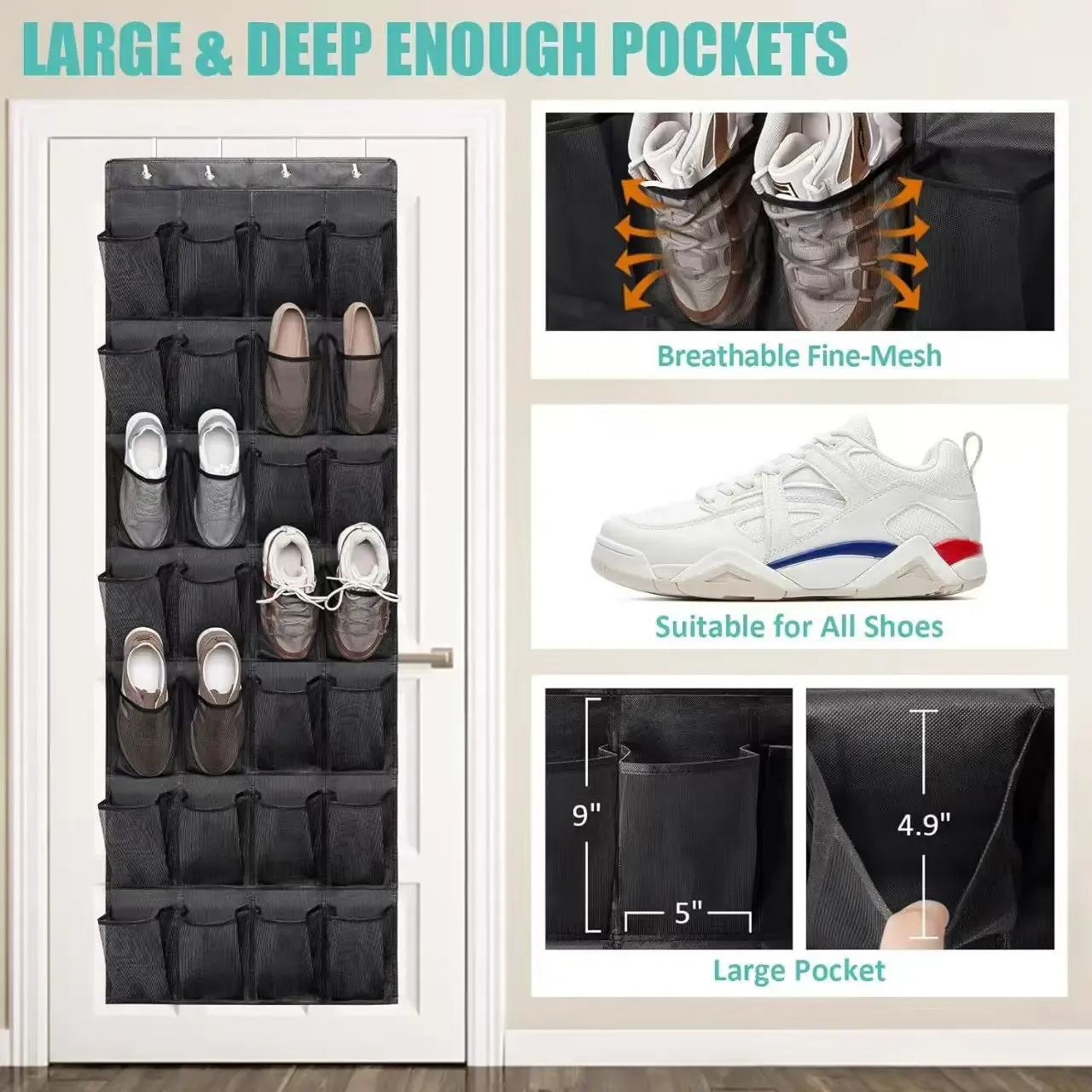 Accessoires rangés dans les poches