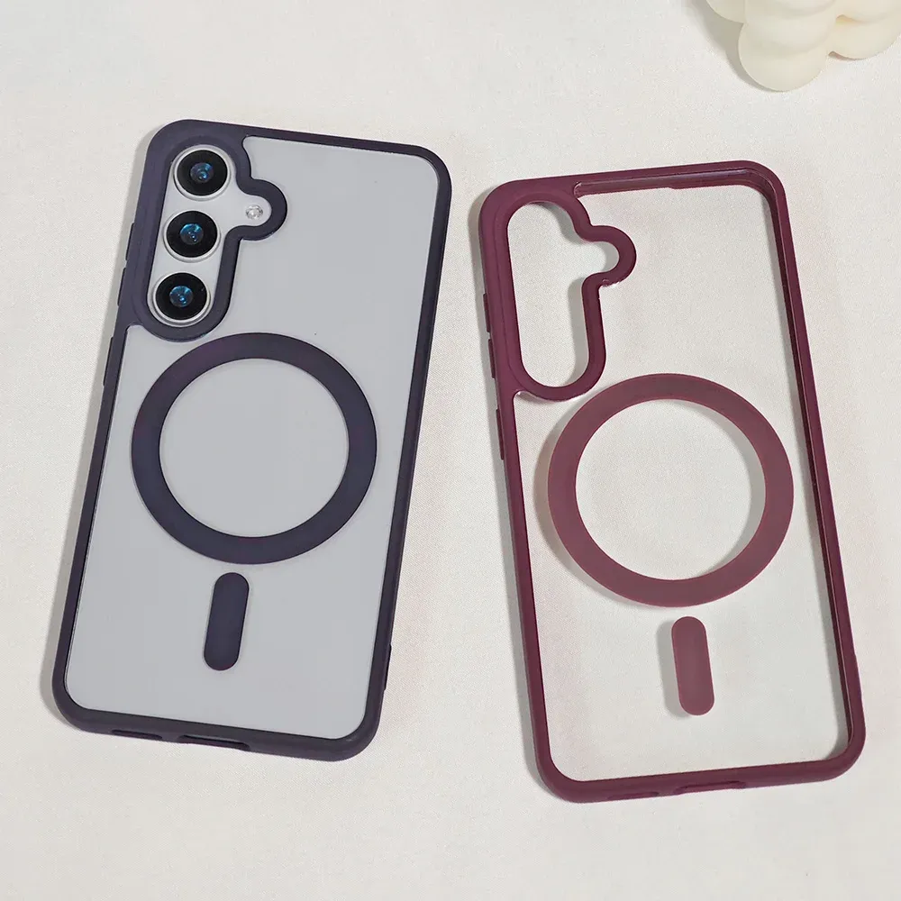 Coque magnétique givrée, vue de profil