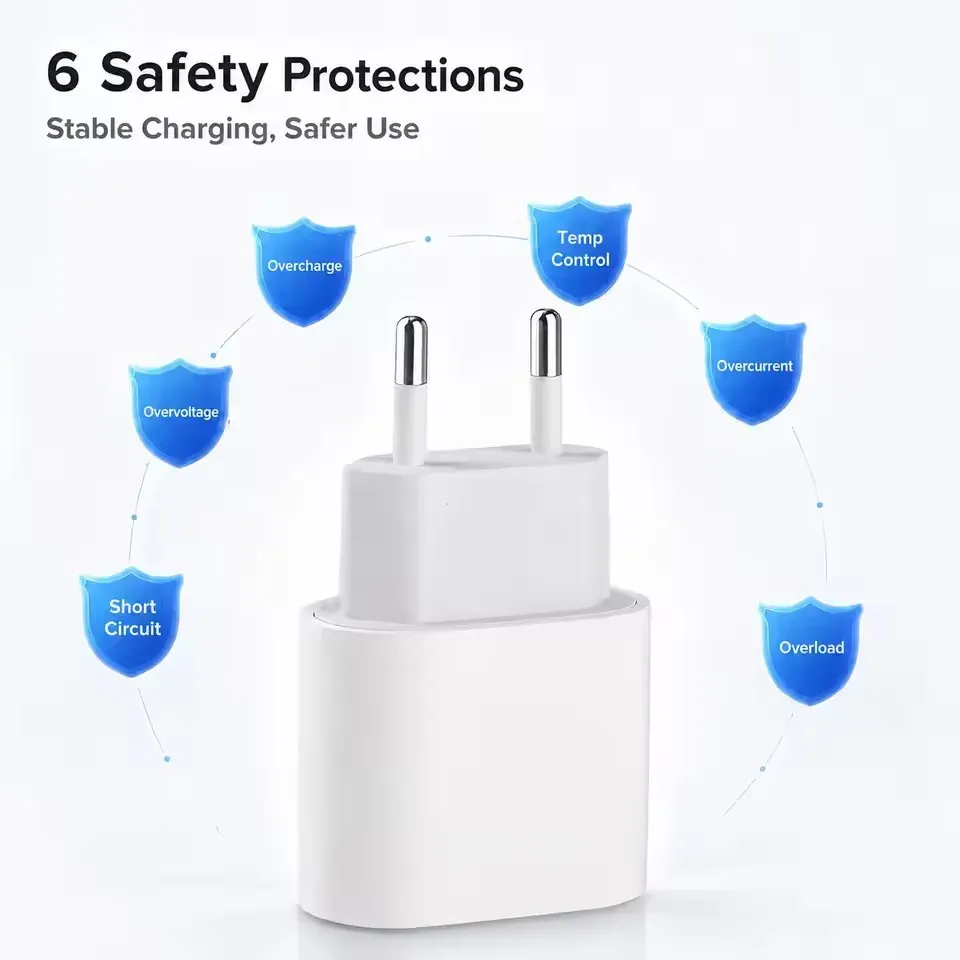 Détail du chargeur rapide Cube, finitions soignées