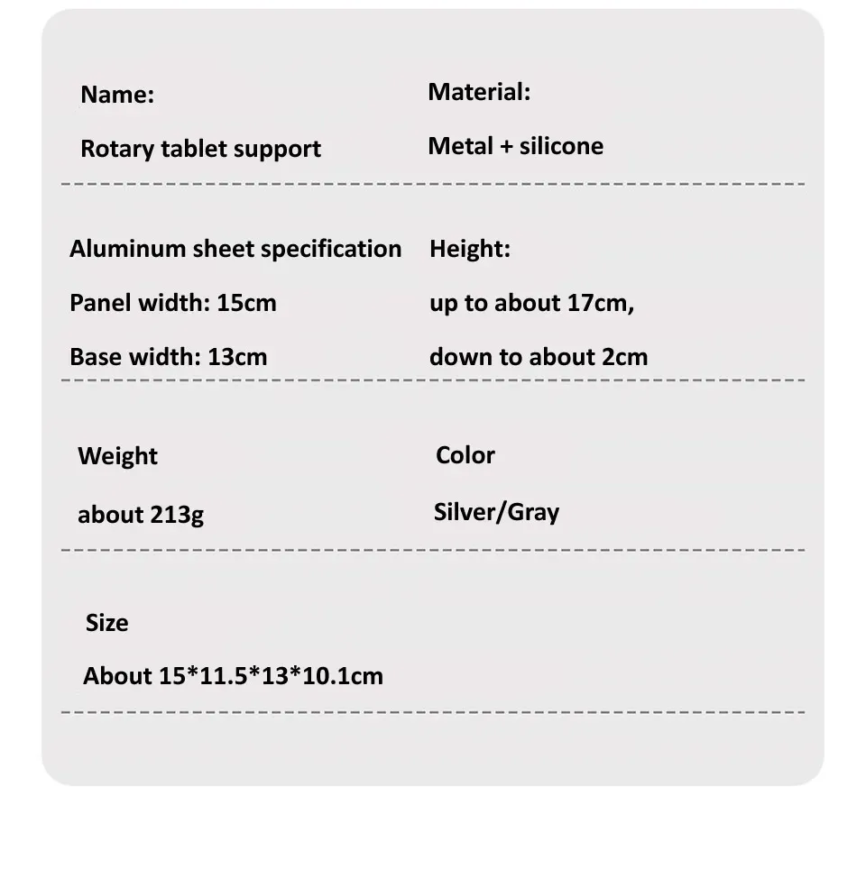 Support de tablette en finition premium