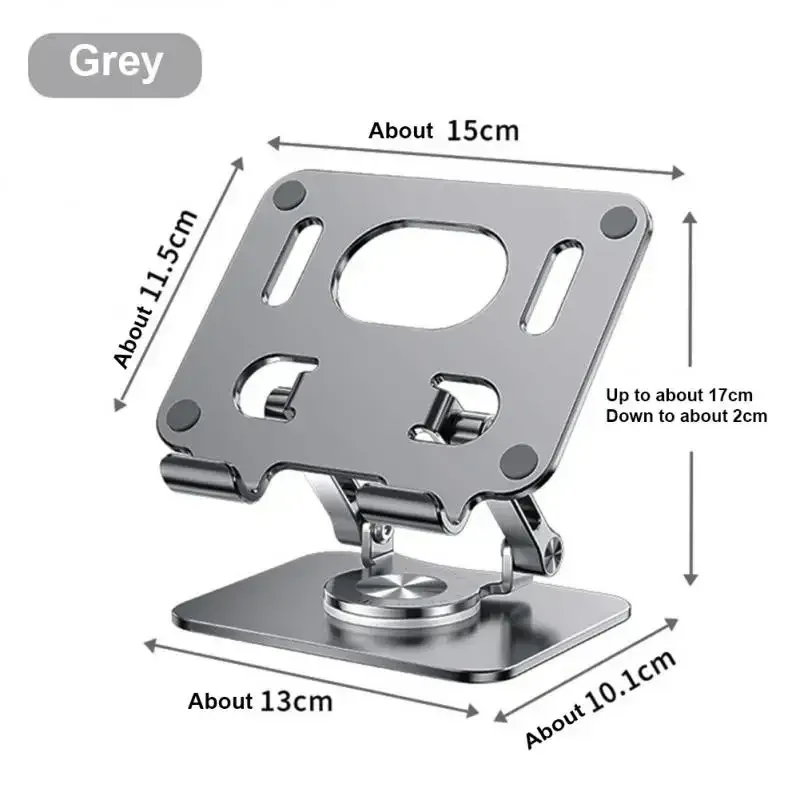 Support de tablette rotatif à 360° en aluminium, pliable et réglable, compatible iPad Pro, Air et Mini 8