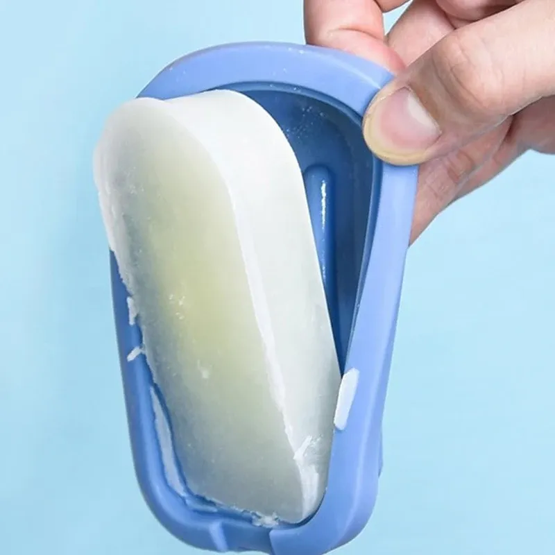 Moules à sucettes glacées en silicone avec bâtons, moules à crème glacée réutilisables, moule à Popsicle, machine à crème glacée DIY, moule à glaçons, ustensile de cuisine 4 pièces 2