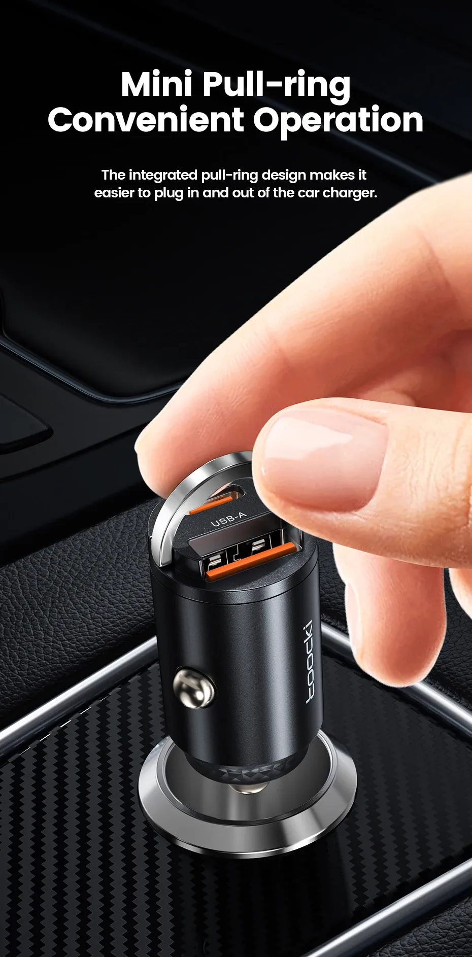 Chargeur de voiture Toocki, lifestyle