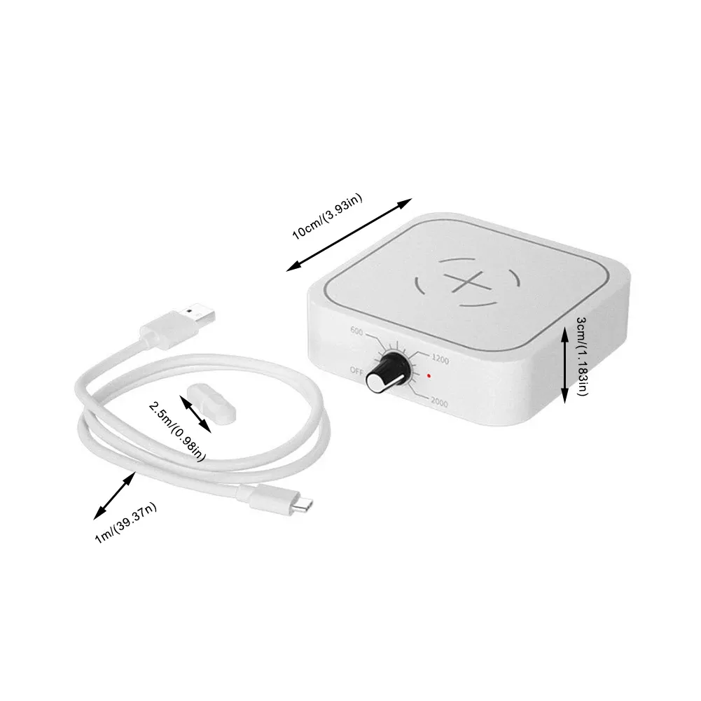 Mini agitateur électrique magnétique de laboratoire, vue latérale