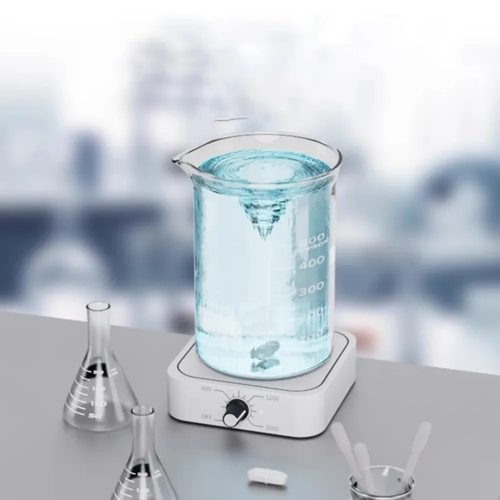 Mini agitateur électrique magnétique de laboratoire, vue d'ensemble