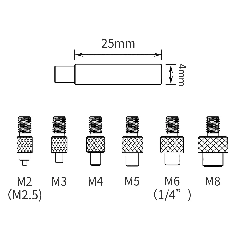 Kit d'insertion thermique en laiton, présentation complète