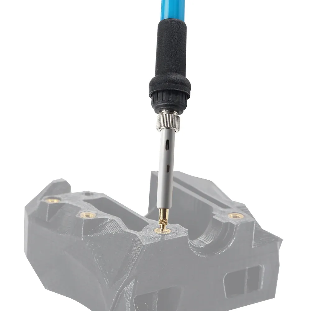 Kit d'insertion thermique en laiton, résultat final