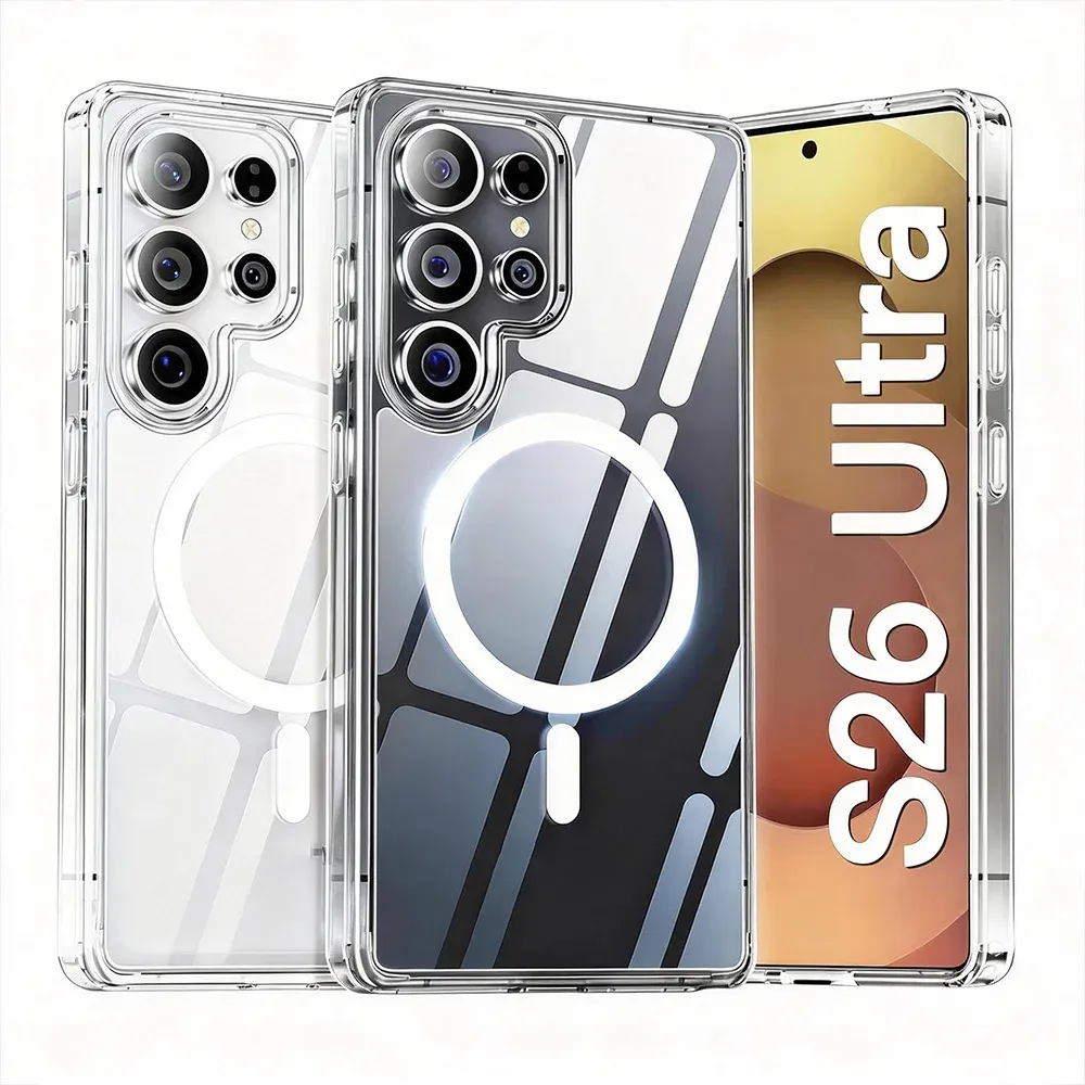 Coque MagSafe transparente pour Samsung Galaxy S26 Ultra