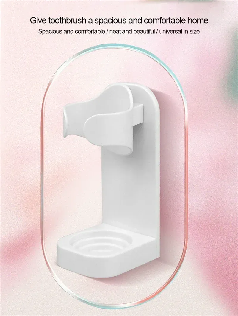 Support de brosse à dents installé dans la salle de bain