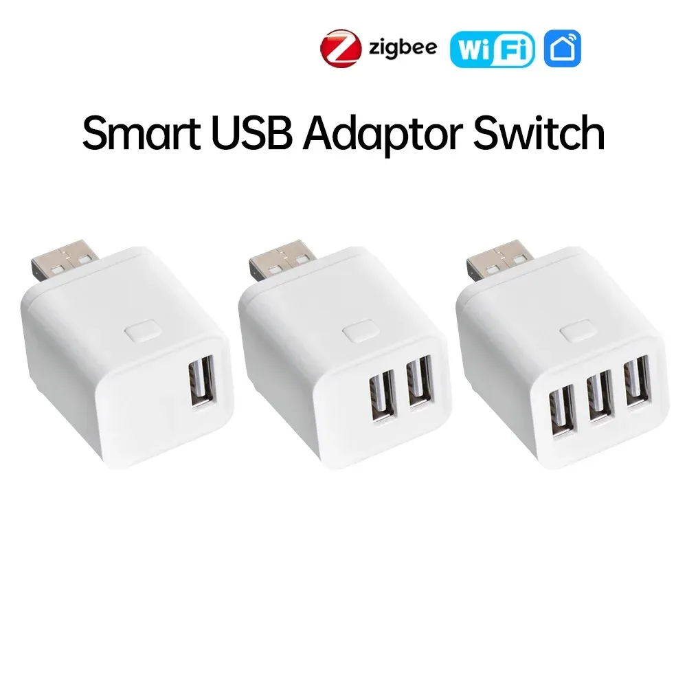 Adaptateur intelligent WiFi/Zigbee Micro USB 5V, compatible Alexa, Google Home et Yandex Alice 1