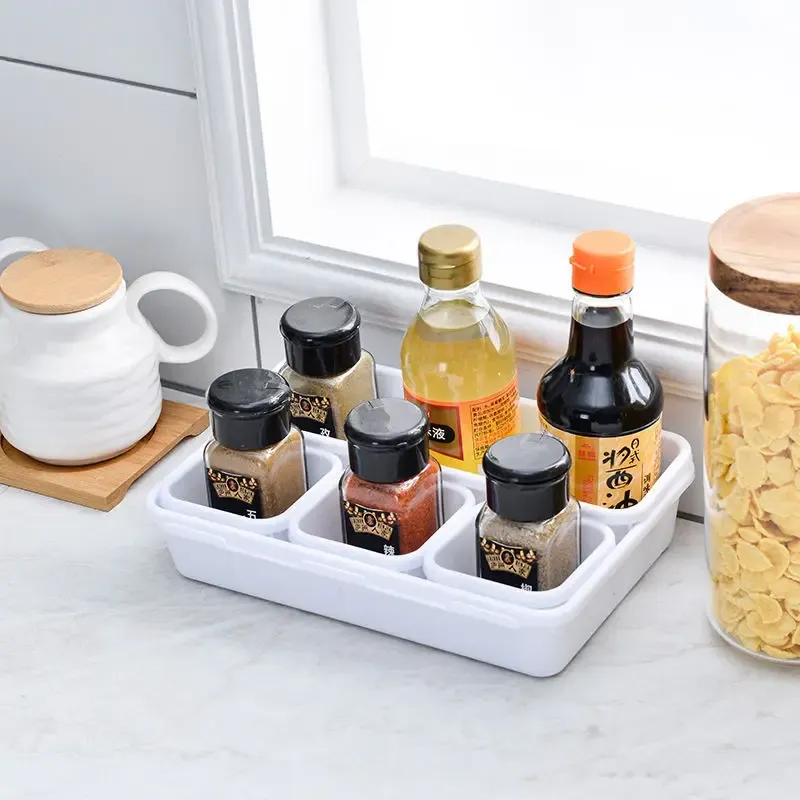 Ensemble de 8 boîtes de rangement réglables pour tiroir, organisateurs de maquillage, cosmétiques et articles divers, séparateurs modulables pour cuisine, salle de bain, placard et boîte à bijoux 2