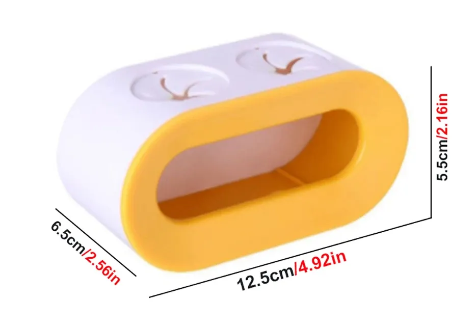 Porte-brosse à dents installé au mur