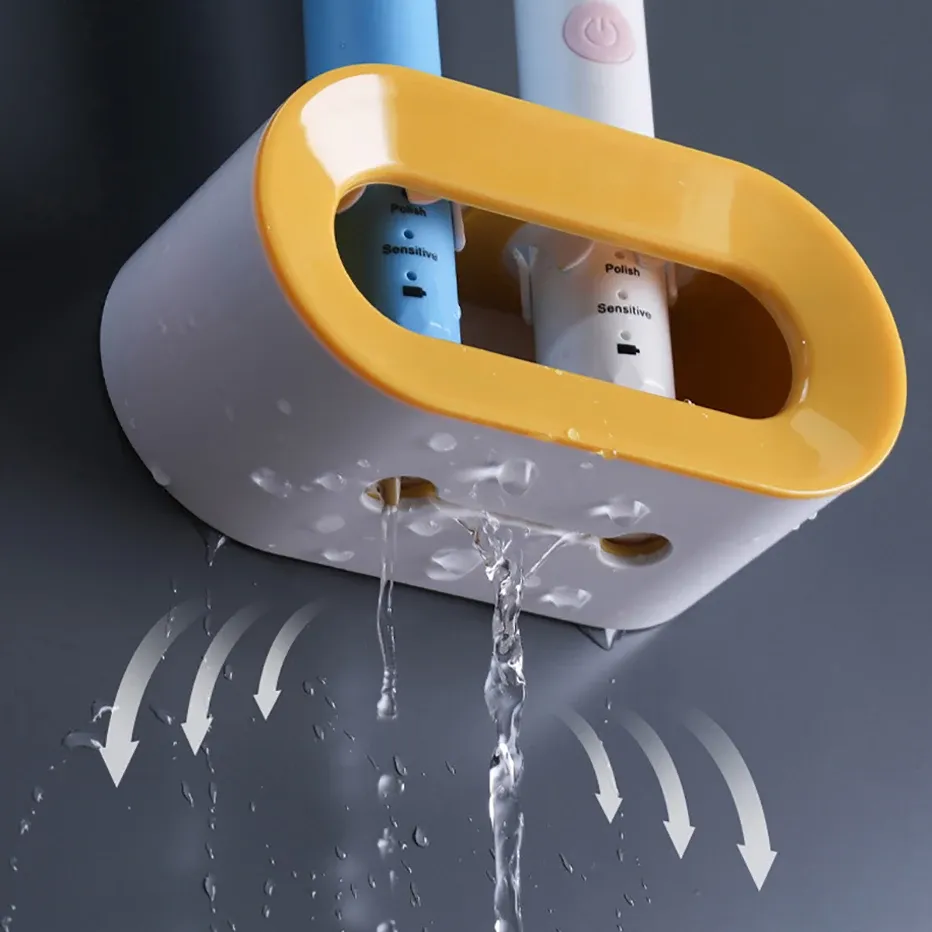 Porte-brosse à dents à double emplacement