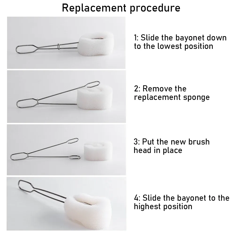 Éponges de rechange pour brosse de nettoyage