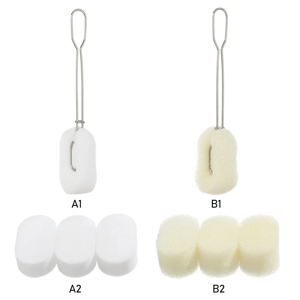 Brosse de nettoyage détachable en acier inoxydable