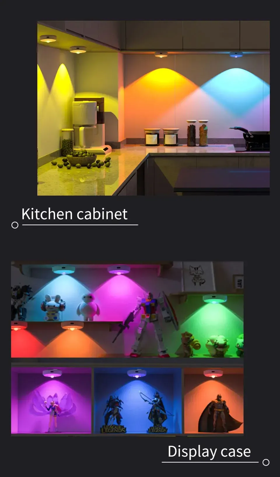 Projecteur LED rechargeable RGB