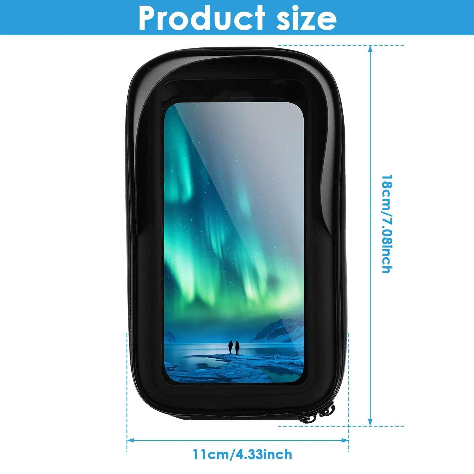 Support de téléphone pour vélo, finition détaillée