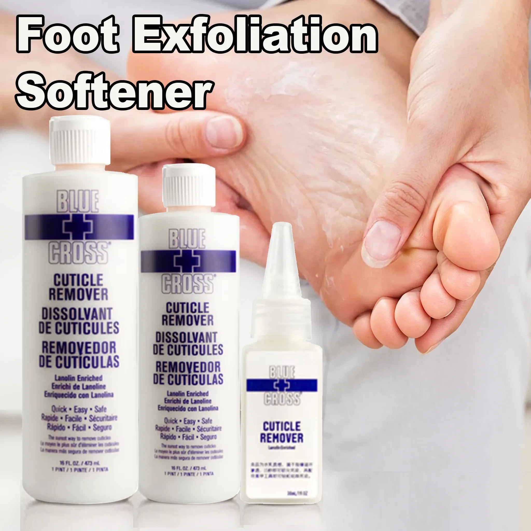 Masque exfoliant adoucissant pour les pieds, élimine les cuticules, soin des pieds, améliore les ongles, élimine les peaux mortes et les callosités