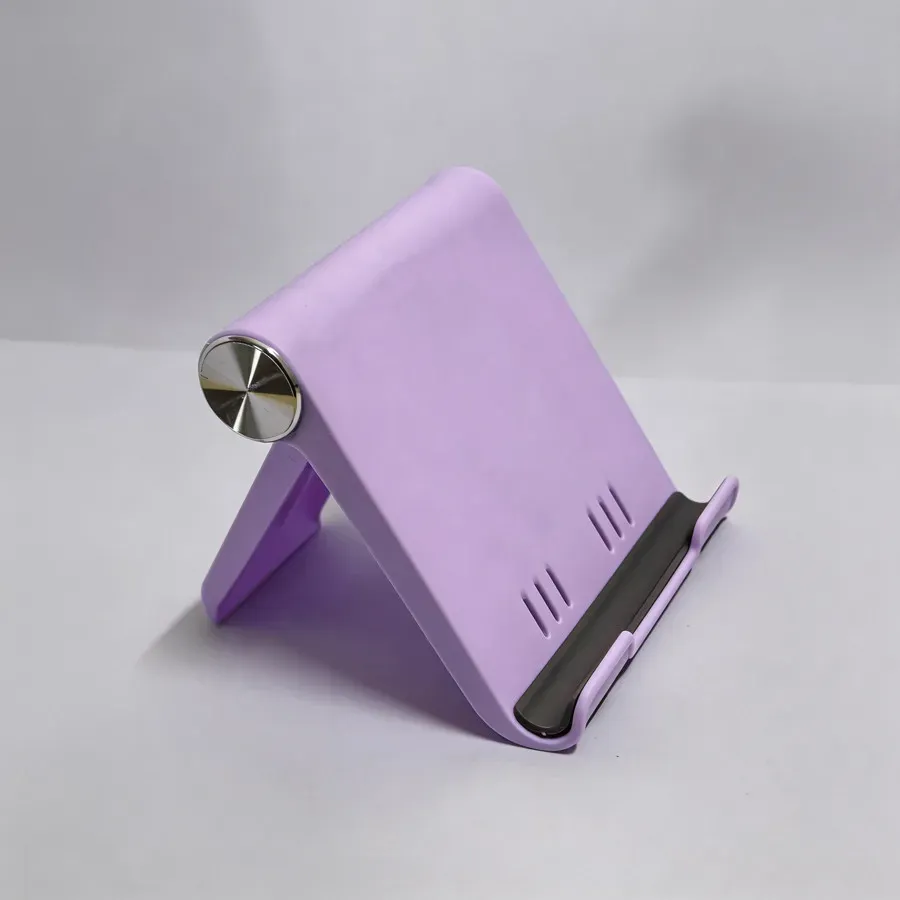 Support de téléphone réglable multi-angles, pliable, pour bureau, compatible iPhone, Samsung et tablette 14