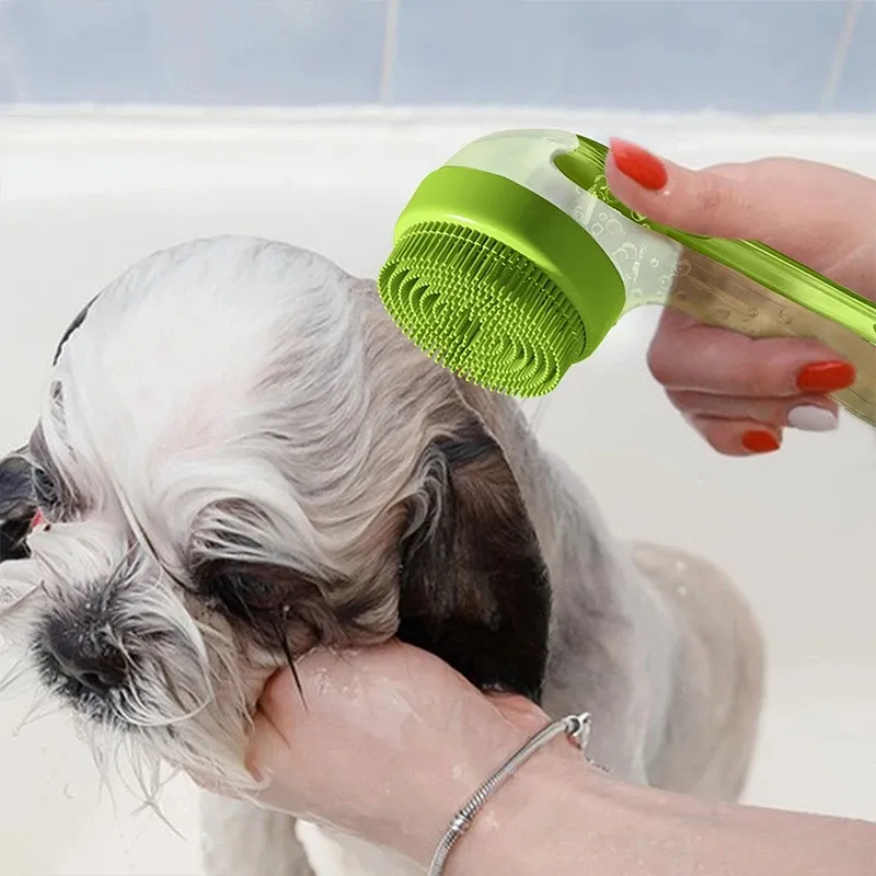 Brosse de bain pour animaux, vue d'ensemble