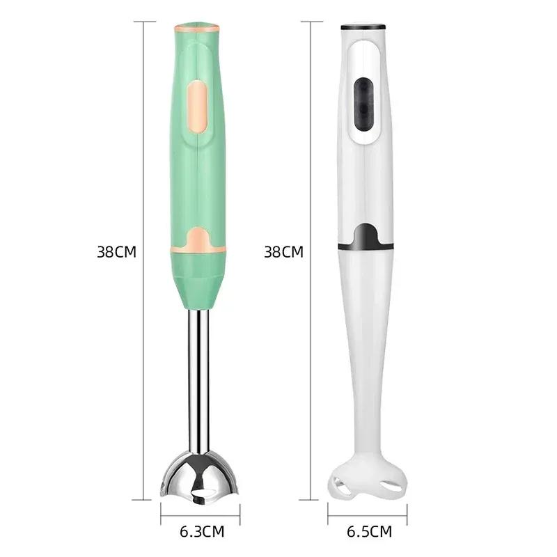 Mixeur plongeant électrique portatif avec hachoir et fouet, pour soupes, purées pour bébé, smoothies et sauces 6