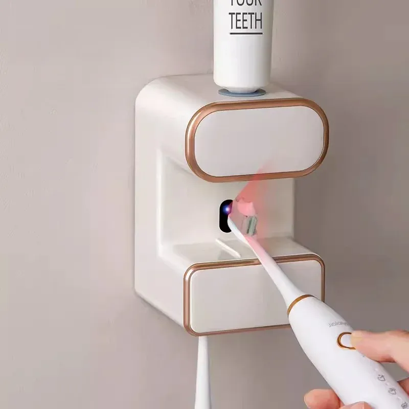 Presse-dentifrice mural HOToothbrush T1, détail du mécanisme