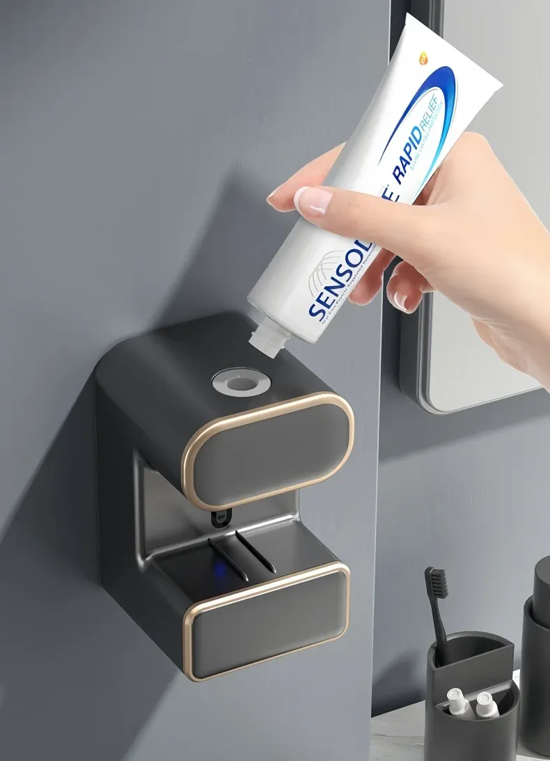 Presse-dentifrice mural HOToothbrush T1, détection intelligente