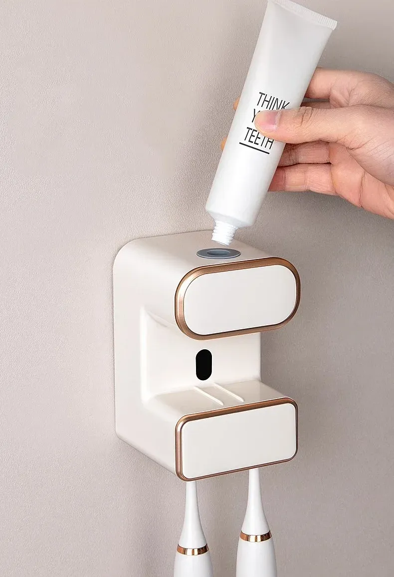 Presse-dentifrice mural HOToothbrush T1, confort d'usage
