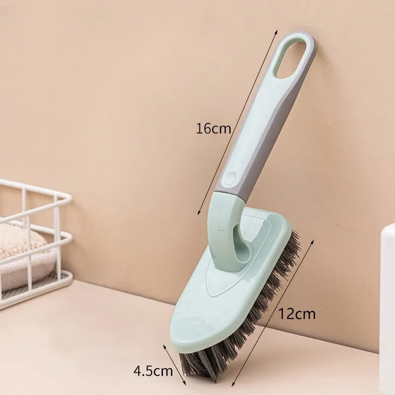 Brosse de nettoyage à poils rigides et poignée ergonomique pour salle de bain et cuisine 7