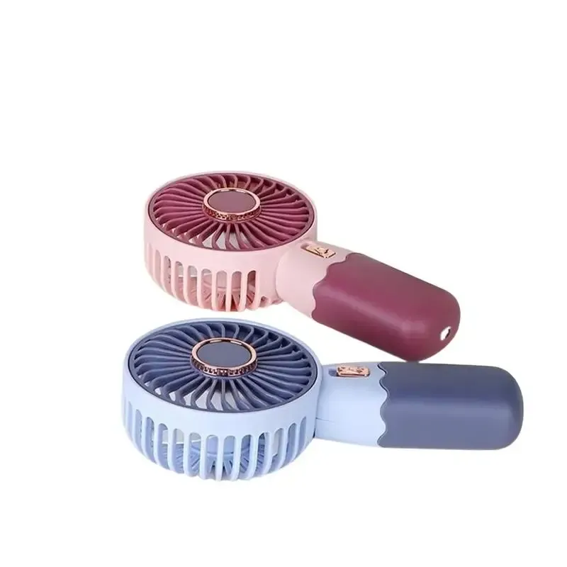 Ventilateur portable 2 en 1 rechargeable par USB avec support pour téléphone 6