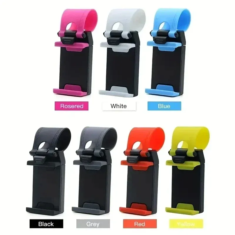 Support de téléphone universel pour volant de voiture à pince télescopique 2