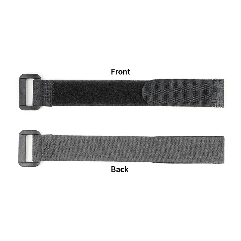 Attaches de câble réutilisables auto-adhésives noires, largeur 20 mm, sangle en nylon, boucle inversée, organisateur de fil, boucle à crochet, attache de paquet 3