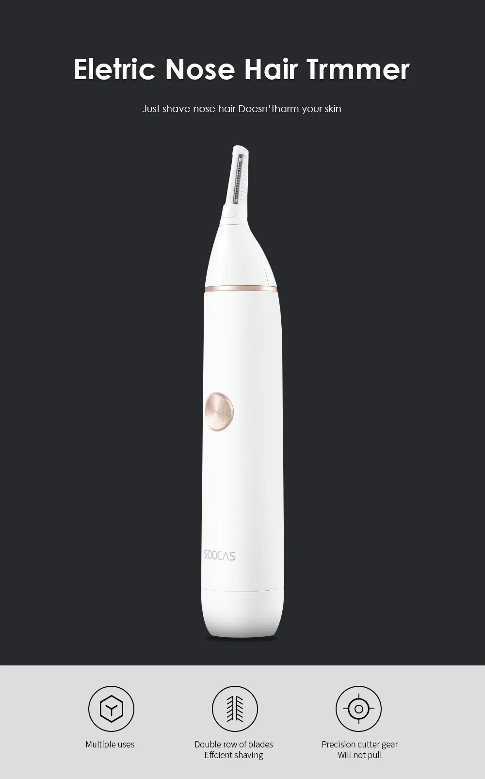 Tondeuse SOOCAS N1 en contexte