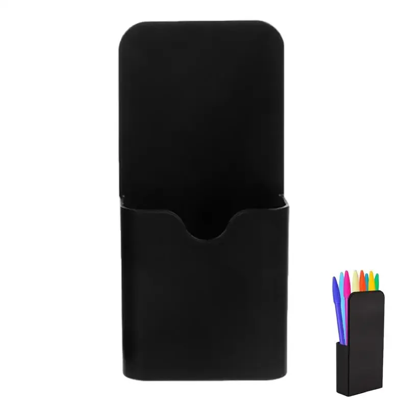 Porte-stylo magnétique pour réfrigérateur, organisateur de rangement à tasses magnétiques 5