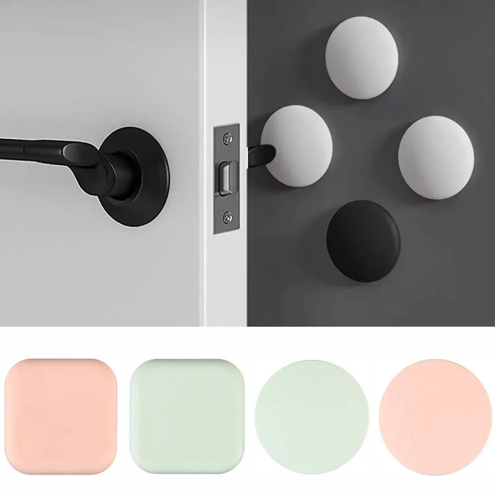 Détail du butoir de porte sur une poignée de porte
