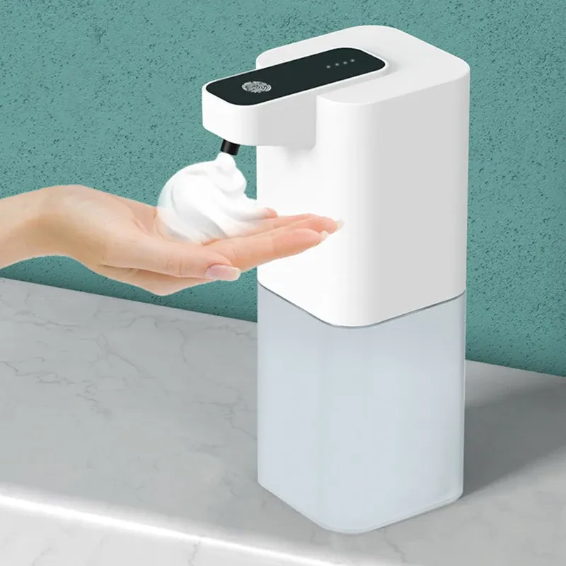 Distributeur automatique de savon liquide à capteur infrarouge, sans contact, rechargeable par USB 5