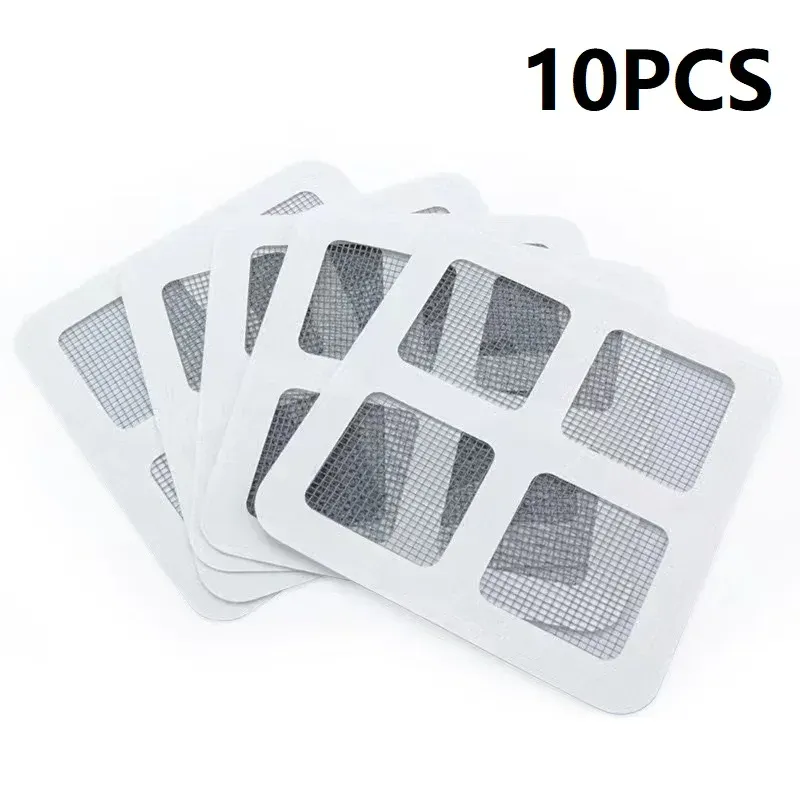 Filtres à cheveux autocollants en maille pour siphon de douche et lavabo, lot de 10, 30 ou 50 9
