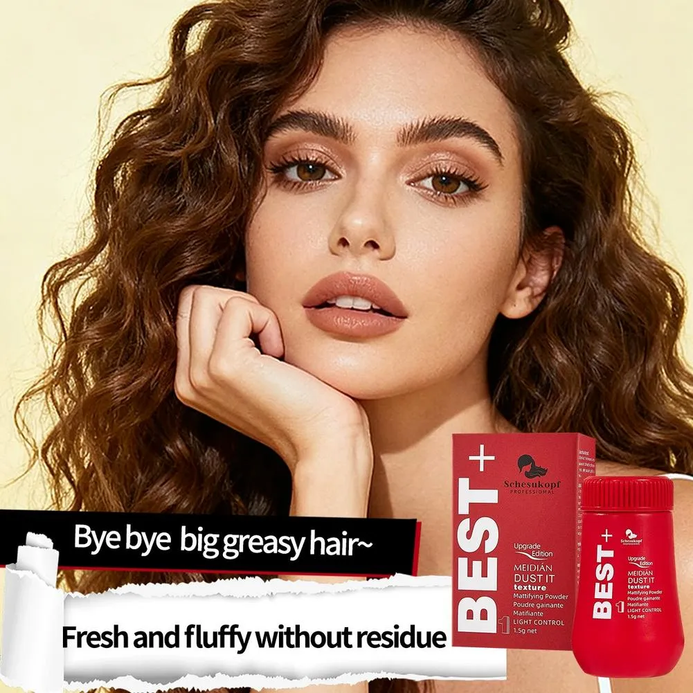 Poudre volumisante pour cheveux, résultat