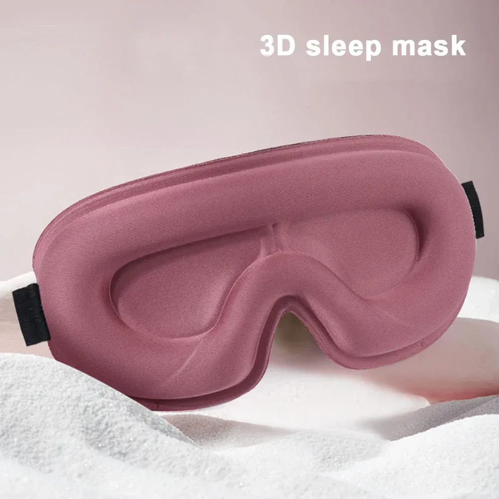 Masque de sommeil 3D occultant à contour profond, sans pression sur les cils, pour femmes et hommes, idéal pour les dormeurs sur le côté 3