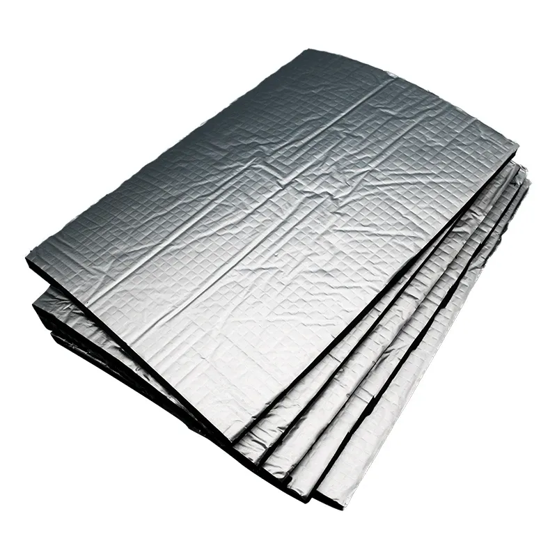 10 pièces Tapis d'isolation thermique et phonique 5 mm pour voiture, compatible Auto et Van 3