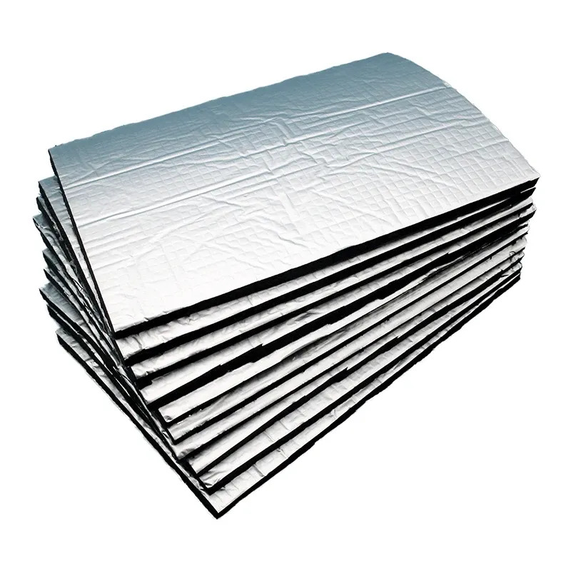 10 pièces Tapis d'isolation thermique et phonique 5 mm pour voiture, compatible Auto et Van 4