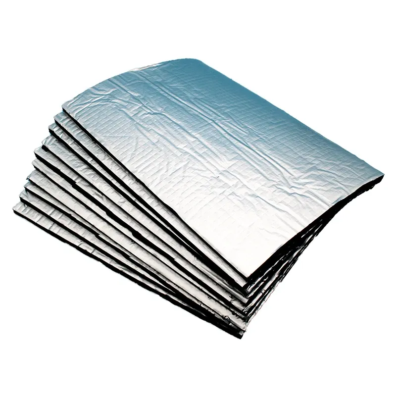 10 pièces Tapis d'isolation thermique et phonique 5 mm pour voiture, compatible Auto et Van 6