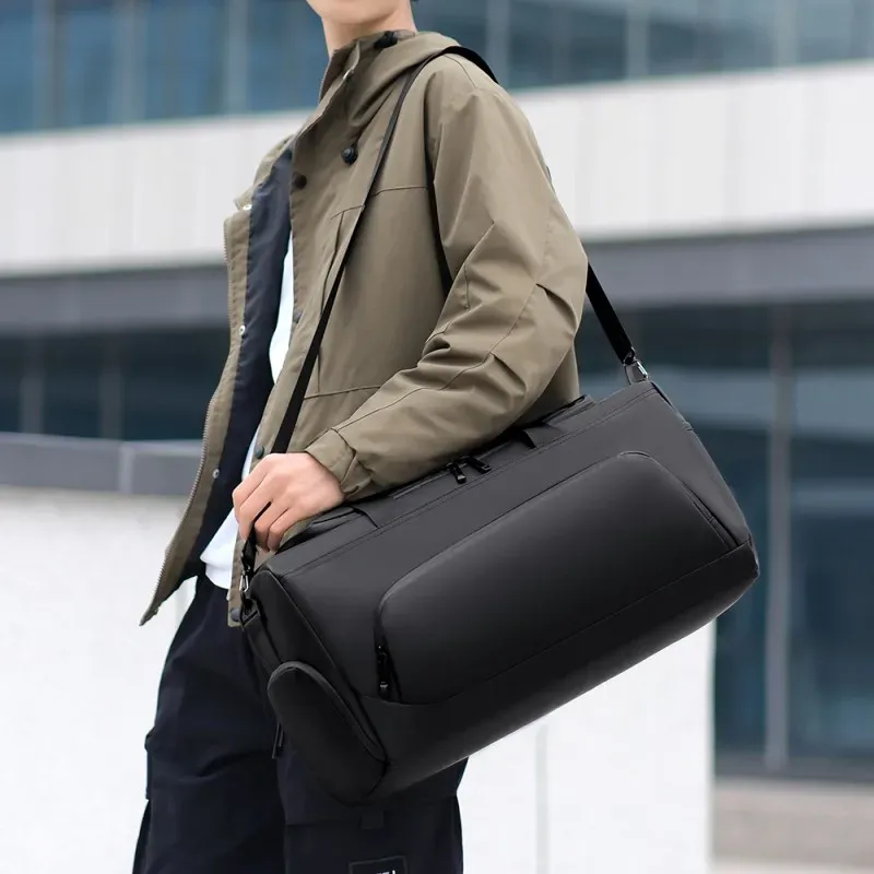 Sac de sport, détail des poignées