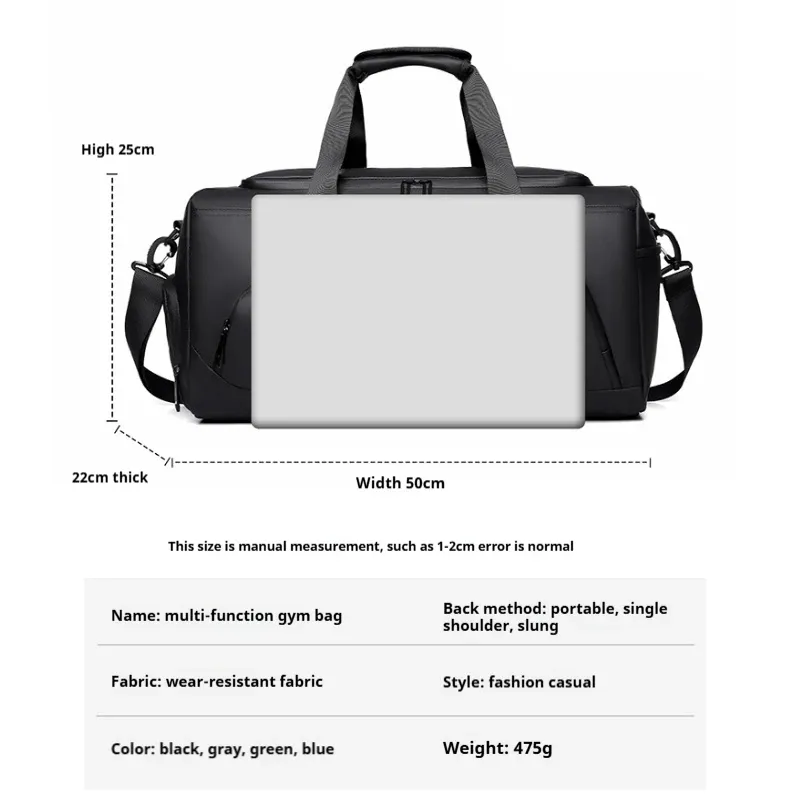 Sac de sport avec compartiments multiples