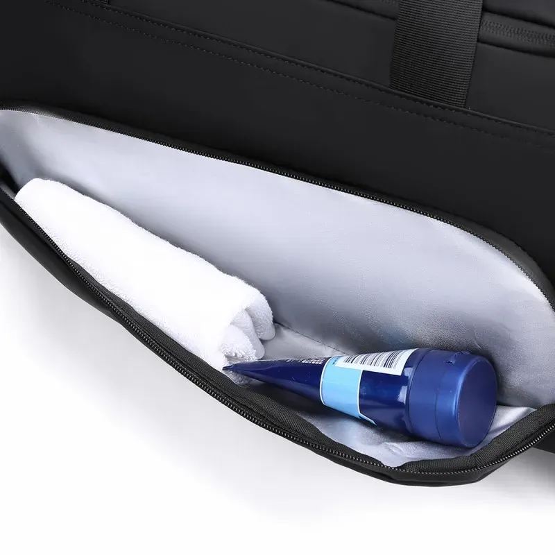 Sac de sport, détail des compartiments